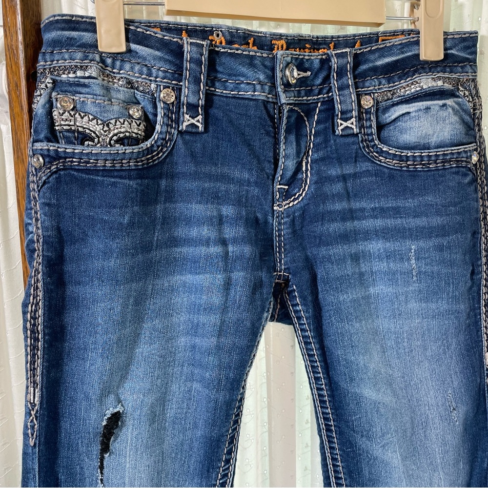 👖Rock Revival Size 26 Celinda Skinny Ankle Med Wash Jeans - Picture 7 of 16
